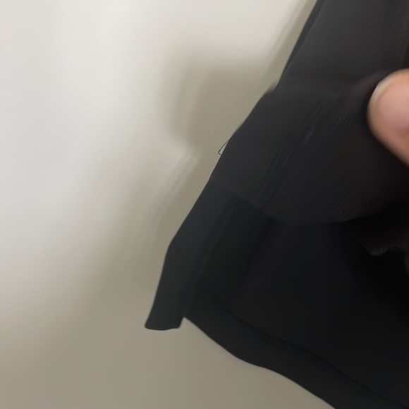 Ann Taylor Black Rayon Blend Skirt Sz 6 - Picture 2 of 7